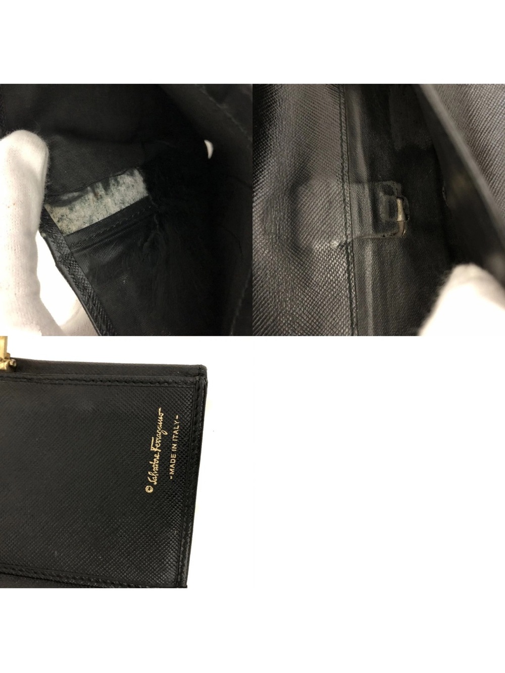 Salvatore Ferragamo Gancini Medium Continental Wallet in Saffiano Leather👝 - Picture 7 of 8